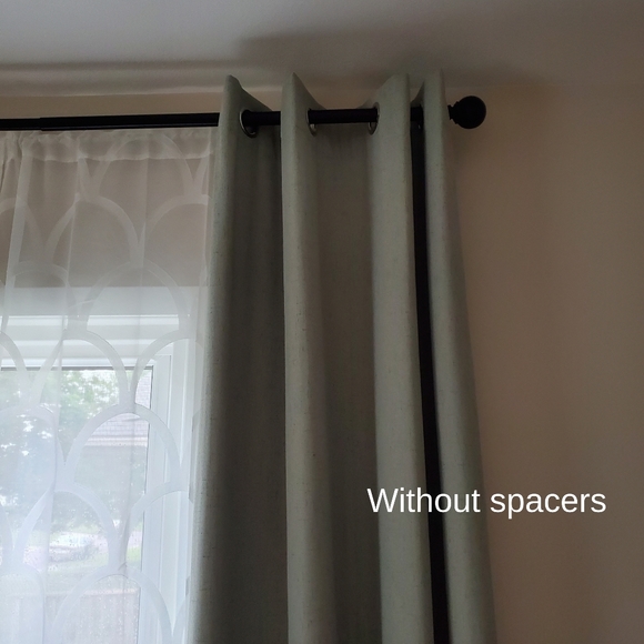 16 Curtain Spacers, Grommet Spacers, Drapes Spacers. Set of 16 2" Spacers. - Picture 2 of 10